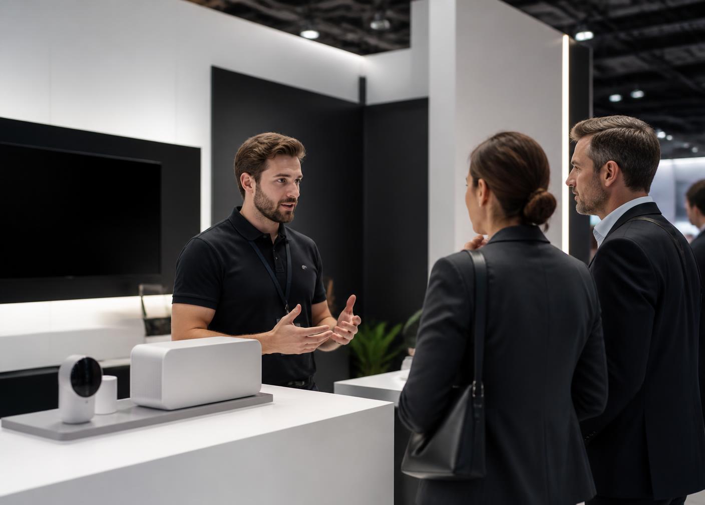 An experiential brand activation at a live event