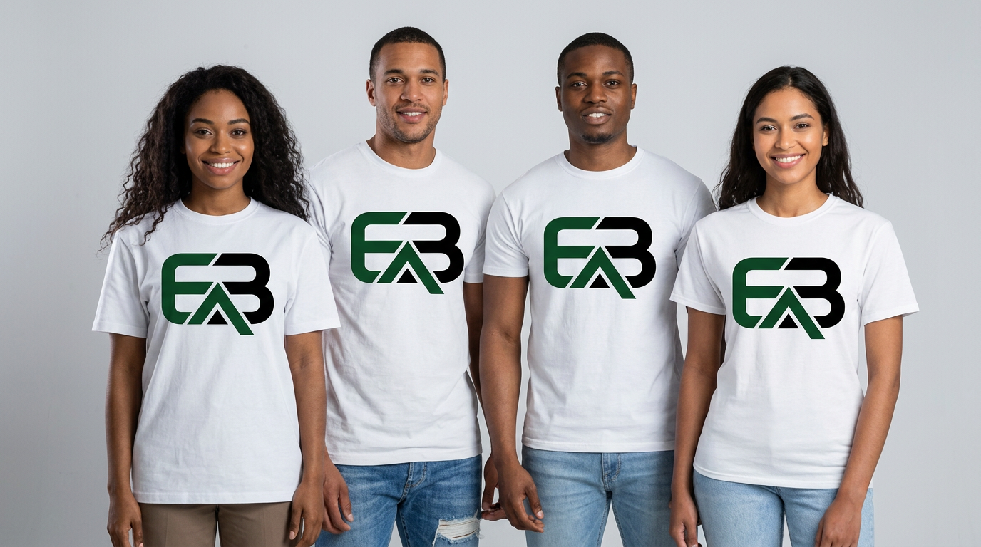 Event Brand Agency team wearing branded EBA t-shirts